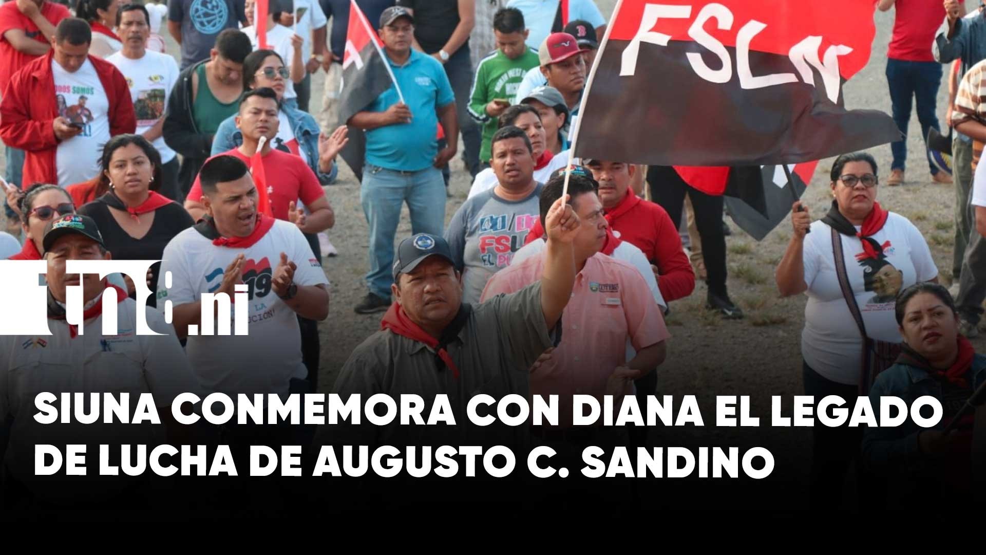 Siuna celebra con masiva caravana el Día de la Dignidad Nacional