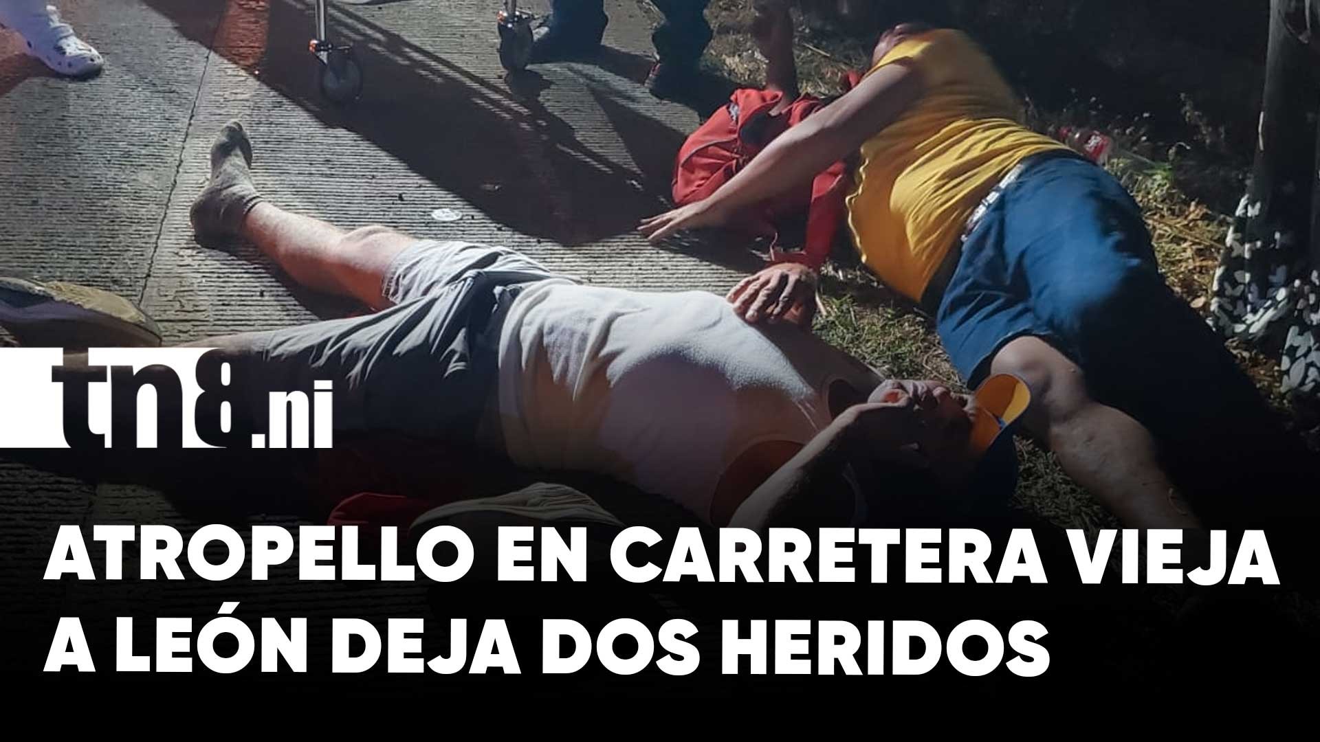 Fuerte atropello deja a dos vendedores de helados heridos en Carretera Vieja a León