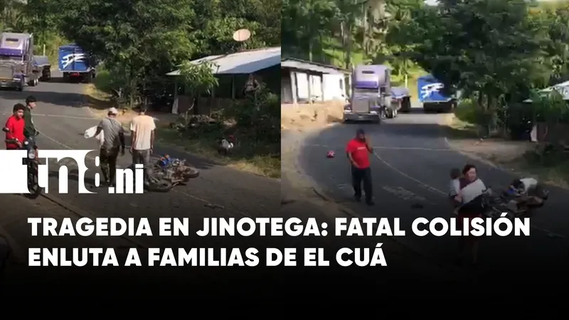 Impactante choque de motocicletas deja un muerto en El Cuá, Jinotega