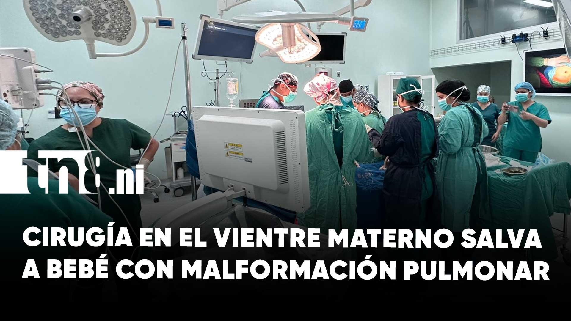 Hospital Bertha Calderón Roque realiza cirugía materno-fetal número 300