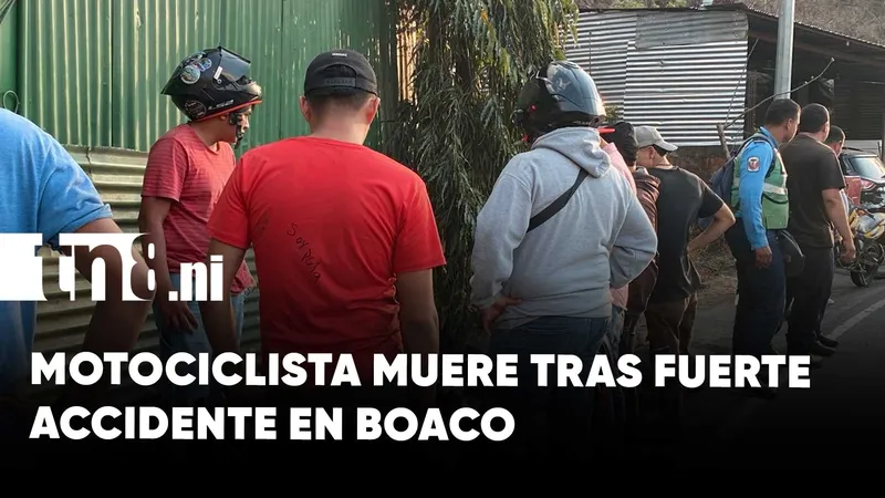 Accidente vial en Boaco: motociclista pierde la vida tras colisión con camioneta