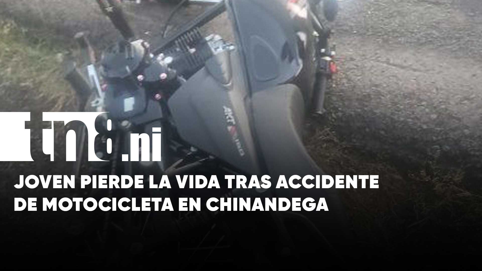 Violento accidente de tránsito cobra la vida de un joven en Chinandega