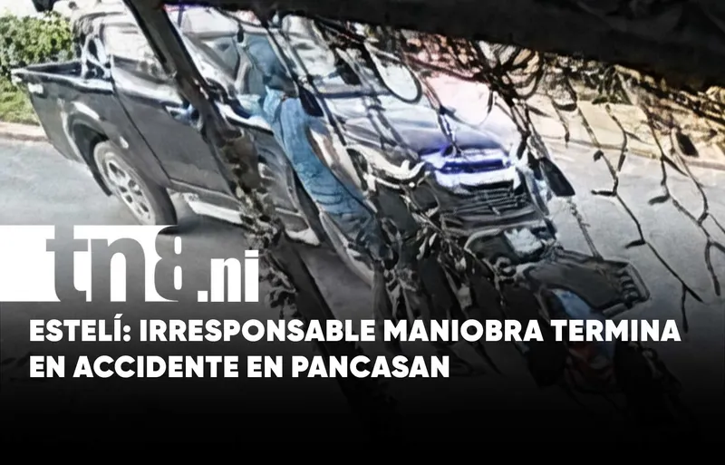 Accidente en boulevard Pancasán, en Estelí, deja un lesionado