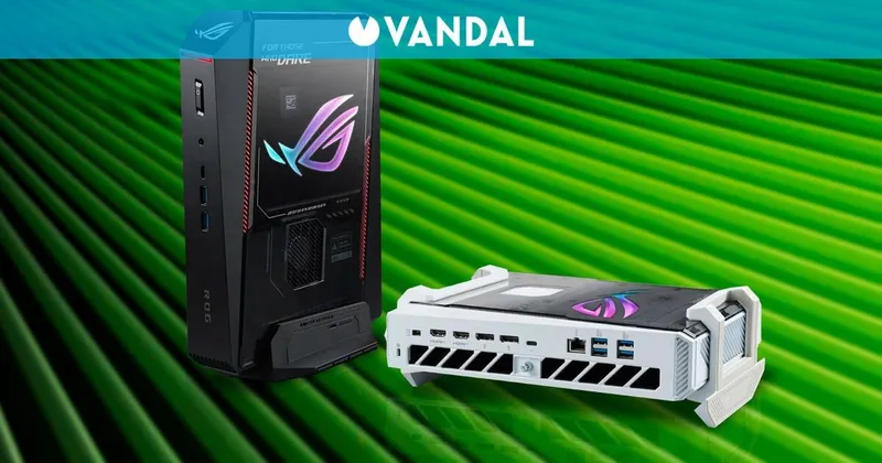 Como la nueva Steam Machine, pero a lo bestia: ASUS ROG NUC 16, un mini PC con una RTX 5080