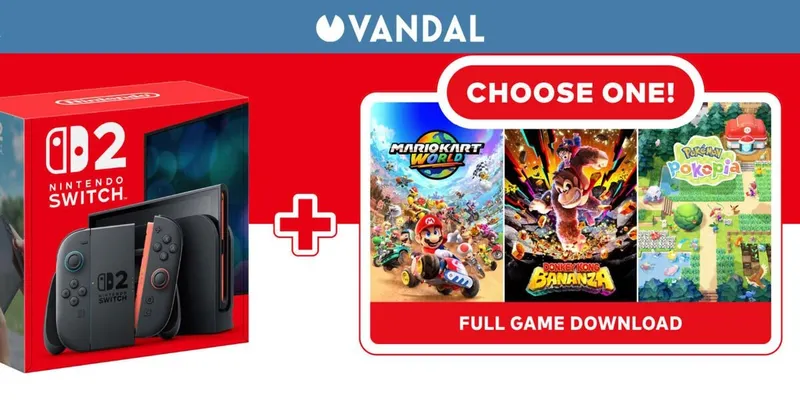 Nintendo anuncia un nuevo pack de Switch 2 con juego incluido antes de la subida de precio