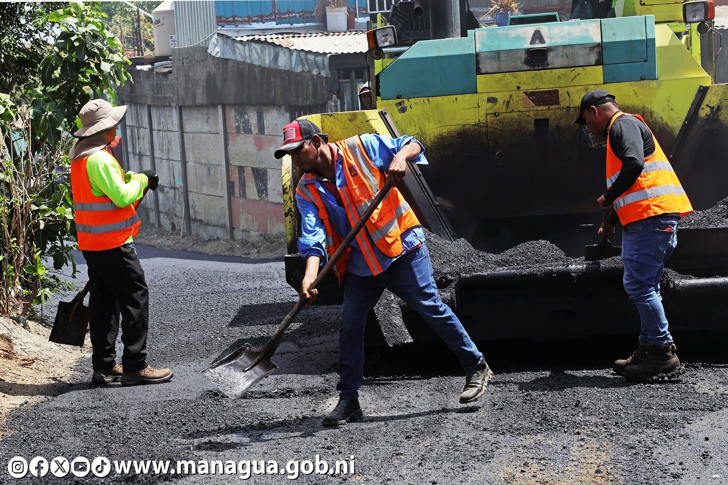 Managua: más calles dignas para las familias del barrio Camilo Ortega