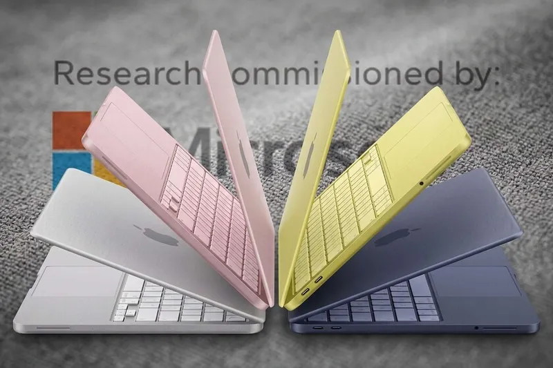 Microsoft ha financiado un informe que demuestra que los portátiles Windows son mejores que el MacBook Neo. Hay muchas preguntas
